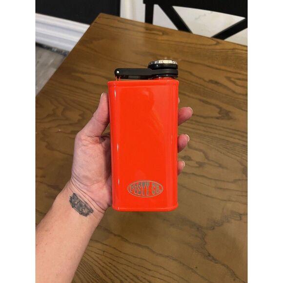 Post Malone Orange Stanley Flask 8oz Stadium Tour Exclusive Posty Co - Picture 1 of 6